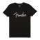 Fender Spaghetti Logo Men's Tee, Black, XL
