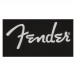 Fender Spaghetti Logo, Black Background