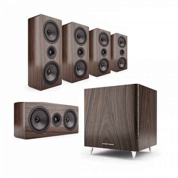 Acoustic Energy AE105 and AE108² 5.1 package, Walnut