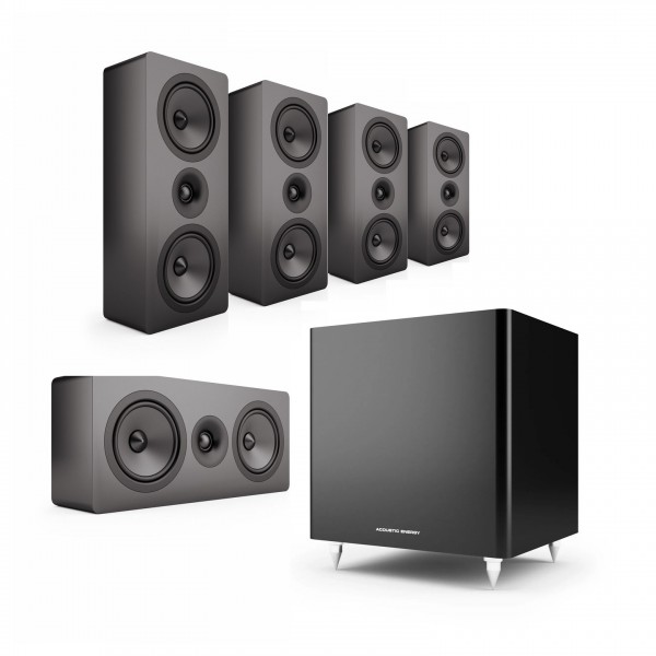 Acoustic Energy AE105 and AE108² 5.1 package, Black