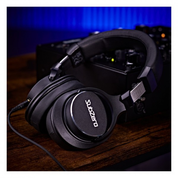 SubZero DJH200 Professional DJ Headphones with Case