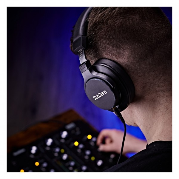 SubZero DJH200 Professional DJ Headphones with Case
