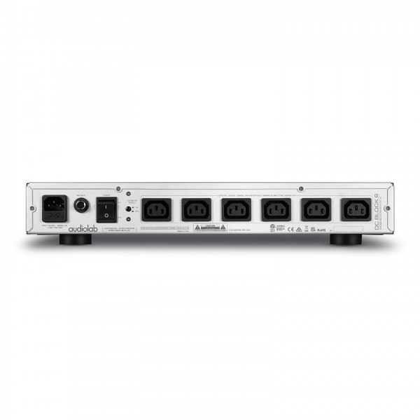 Audiolab DC Block 6 Direct Current Blocker, Silver Back View