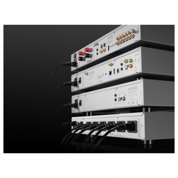 Audiolab DC Block 6 Direct Current Blocker, Silver Lifestyle View