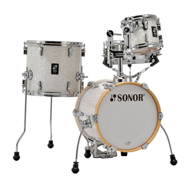 Sonor AQ2 Martini 4pc Shell Pack, White Pearl