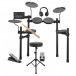 Yamaha DTX402K Electronic Drum Kit with Headphones, Stool + Sticks