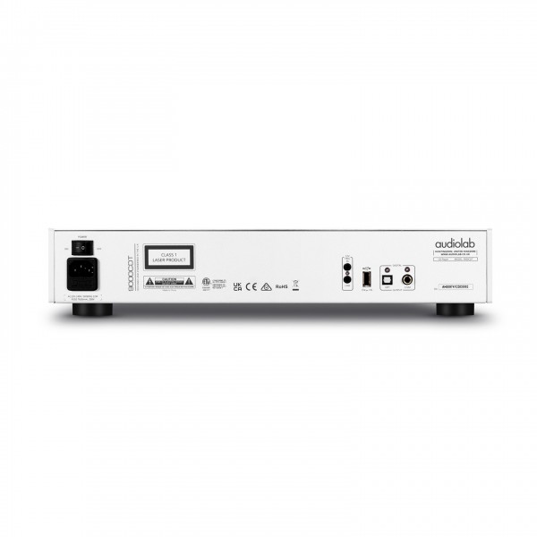Audiolab 9000 CD Transport, Silver rear view