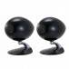 Eclipse TD307MK2A Speakers, Black (Pair) Front View