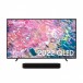 Samsung 50 inch Q60B QLED 4K TV & Sonos Beam Soundbar Gen 2, Black Full View
