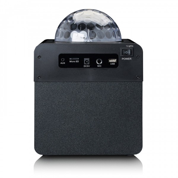 Lenco BTC-055BK Portable Bluetooth Speaker with Mic & Disco Ball