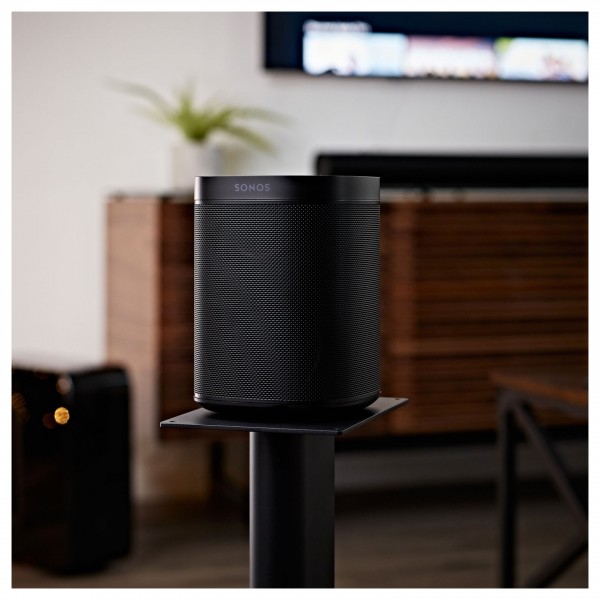 Sonos ONE Gen2 Smart Speaker, Black - Lifestyle