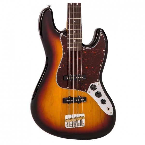 Vintage V49 Coaster Series Bass, 3 Tone Sunburst close