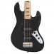 Vintage V49 Coaster Series 5 String Bass, Gloss Black close