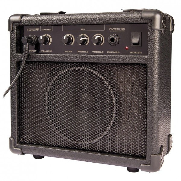Vintage V49 Coaster Series Bass Pack, 3 Tone Sunburst amp