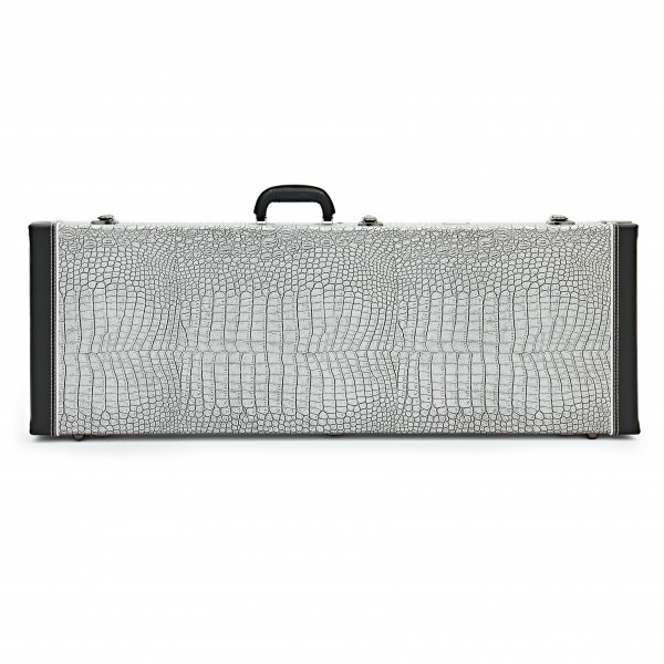 Deluxe Electric Guitar Case by Gear4music - Silver