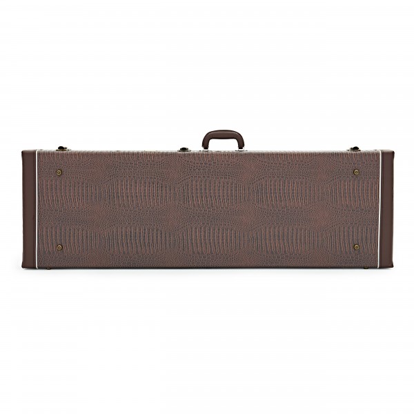Deluxe Bass Guitar Case by Gear4music - Dark Brown