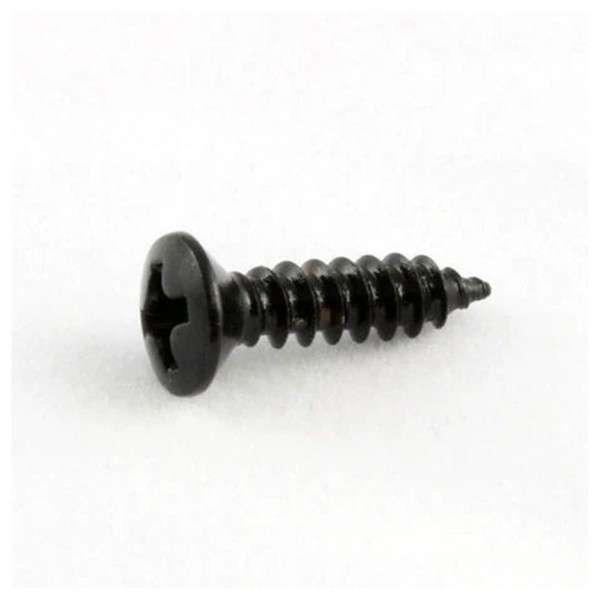 Allparts pickguard screws pack of 20 #4 x 1/2" Phillips head, Black