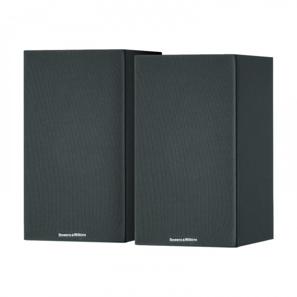 607 S2 Speakers Package, Black Front View With Covers