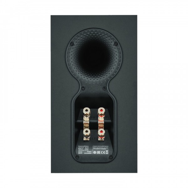 607 S2 Speakers Package, Black Back View