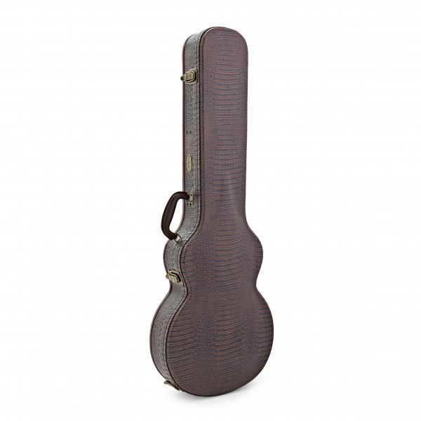 Deluxe Fitted Electric Guitar Case by Gear4music - Dark Brown
