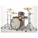 Sonor Vintage 22'' 3pc Shell Pack, Rosewood Semi Gloss - Hardware, Cymbals and Snare NOT Included