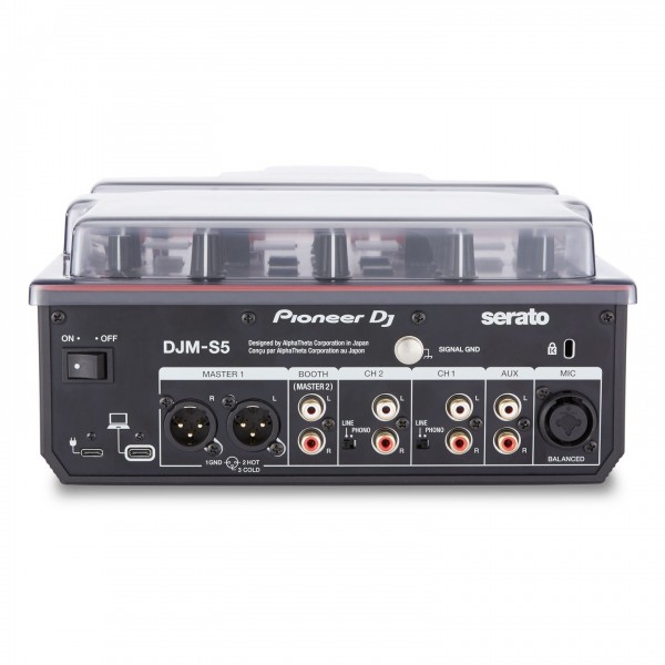 Pioneer DJM-S5 Mixer Cover - Rear