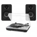 Victrola VPRO-2000 Turntable with Kanto YU Powered Speakers - Full Bundle