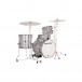 Ludwig Breakbeats 16'' 4pc Shell Pack, Silver Sparkle