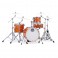 Mapex Mars Maple 18'' 4pc Bop Drum Kit w/Hardware, Glossy Amber