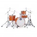 Mapex Mars Maple 18'' 4pc Bop Drum Kit w/Hardware, Glossy Amber