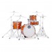Mapex Mars Maple 18'' 4pc Bop Shell Pack, Glossy Amber