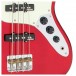 Vintage VJ74 Reissued Bass, Candy Apple Red controls