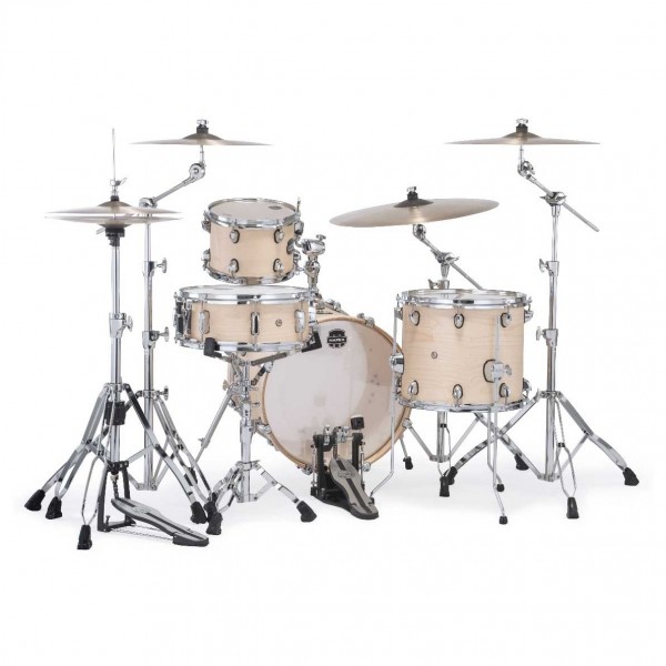 Mapex Mars Maple 18'' 4pc Bop Shell Pack, Natural Satin - Back
