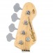 Vintage VJ74 Reissued Bass, Pasadena Purple headstock