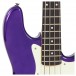 Vintage VJ74 Reissued Bass, Pasadena Purple neck joint