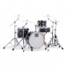 Mapex Mars Maple 18'' 4pc Bop Drum Kit w/elementy konstrukcyjne, Matte Black