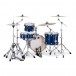 Mapex Mars Maple 18'' 4pc Bop Drum Kit w/Hardware, Midnight Blue - Back