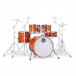 Mapex Mars Maple 22'' 5pc Rock Fusion Shell Pack, Glossy Amber