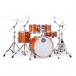 Mapex Mars Maple 22'' 5pc Rock Fusion Drum Kit w/elementy konstrukcyjne, Amber