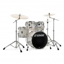 Sonor AQ1 22'' 5pc Drum Kit w/Hardware, Piano White