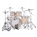 Mapex Mars Maple 22'' 5pc Rock Fusion Shell Pack, Natural Satin - Back