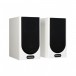 Monitor Audio Gold 100 5G Bookshelf Speakers (Pair), Satin White Front View 2