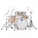 Mapex Mars Maple 22'' 5ks Rock Fusion Drum Kit s hardvérom, Nat.Satin