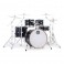 Mapex Mars Maple 22'' 5pc Rock Fusion Shell Pack, Matte Black
