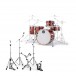 Mapex Mars Birch 22'' 5pc Crossover Drum Kit w/elementy konstrukcyjne, Blood Orange