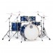 Mapex Mars Maple 22'' 5pc Rock Fusion Schlagzeug mit Hardware, Blau