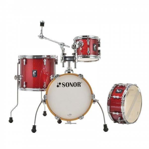 Sonor AQX 14'' Micro Shell Pack, Red Moon Sparkle