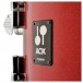 Sonor AQX 14'' Micro Shell Pack, Red Moon Sparkle - Logo