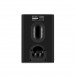 Mission QX-1 MkII Bookshelf Speaker, Black - rear