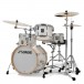Sonor AQ2 Bop Set 4pc Shell Pack, White Pearl - Side